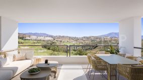 First line golf two-bedroom apartment in Mijas Costa, Malaga