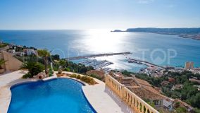 Luxury villa with panoramic sea views for sale in Jávea.