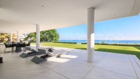 Beach front New Golden Mile four bedroom ground floor beachfront apartment with panoramic sea views