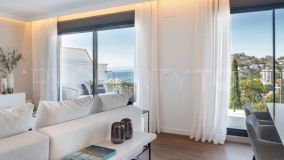 Encantador ático con vistas a la bahía de Málaga en el Limonar