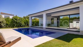 Newly built house with private garden and pool