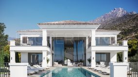 Exquisita villa de lujo de 7 dormitorios con arquitectura clásica andaluza y vistas impresionantes en Cascada de Camojan, Milla de Oro - Marbella