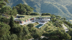 Cautivadora villa de nueva construcción de 5 dormitorios con vistas panorámicas en Monte Mayor - Benahavis