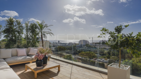 Contemporary luxury 2 bedroom penthouse with panoramic sea views in Mesas Homes, Estepona