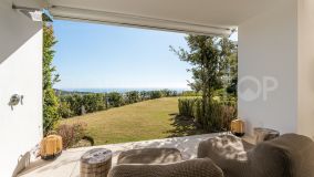 Large garden apartment with open sea views for sale in Palo Alto, Ojen, Marbella