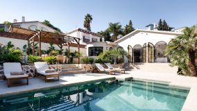 Modern, Andalucian-style villa for sale in a prestigious area in Nueva Andalucia, Marbella