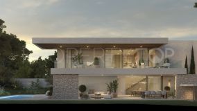 Exclusive listing: Plot with project and license to build an ultra-modern villa situated only steps to the beach in Elviria, East Marbella