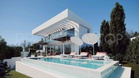 Off-plan contemporary designer villa with sea views in El Paraíso Alto, Benahavís