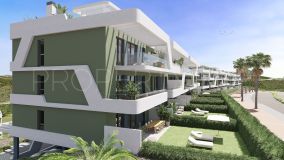 Contemporary ground floor apartment situated in a frontline golf residential complex in La Cala de Mijas