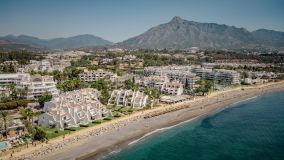 Exquisite fully renovated beachfront townhouse in Coral Beach, on Marbella’s Golden Mile