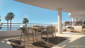 Moderno apartamento de 3 dormitorios en una promoción sobre plano con excepcionales vistas al mar en Benalmádena