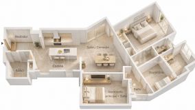 Wohnung zu verkaufen in Ensanche Centro - Puerto, Malaga - Centro