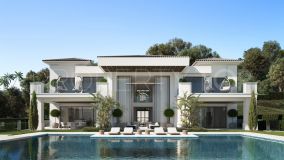 Proyectos a estrenar de una villa moderna/contemporánea en Los Flamingos Golf