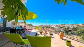 Mijas Costa, Riviera del Sol, Planta baja elevada con gran terraza y en esquina.