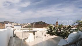 Atico de lujo en edificio señioral con terrazas privadas en una calle tranquila en el casco histórico de la ciudad de Málaga