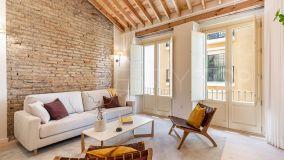 Luxury duplex penthouse in Historic Building with privat roof terraces on a quiet street in the historical quarters of Malaga City