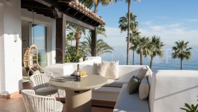 Newly refurbished minimalist penthouse situated in Alcazaba Beach, featuring an expansive terrace with breathtaking views