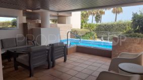 A frontline beach apartment for sale in Estepona with private pool
