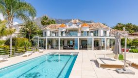 Stunning modern and private villa, located in the prestigious area of the Golden Mile with breathtaking sea views