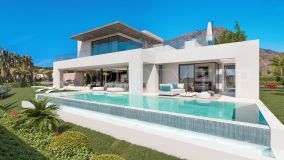 Newly built villa with sea views in Estepona