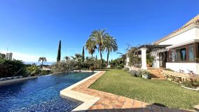 Andalusian Villa with Expansive Gardens and Sea Views, Sierra Blanca, Marbella
