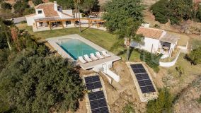 Unique ibiza style finca with panoramic views in the mountains only 10 minutes from Estepona