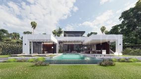 Villa contemporánea en construcción en Aloha, Nueva Andalucía