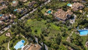 The Courtyard - Incredible Double Plot with Panoramic Views in the best street in Sierra Blanca, Marbella Golden Mile