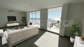 Front line beach duplex penthouse with amazing views in Guadalobon, Estepona