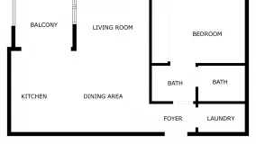 Apartment for sale in Santa Catalina with 1 bedroom