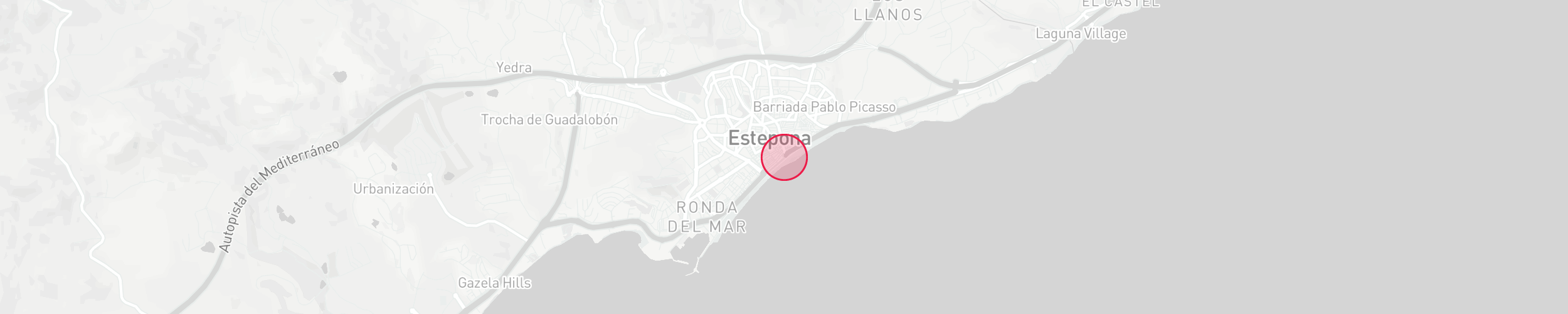 Plan de localisation de propriétés - Estepona