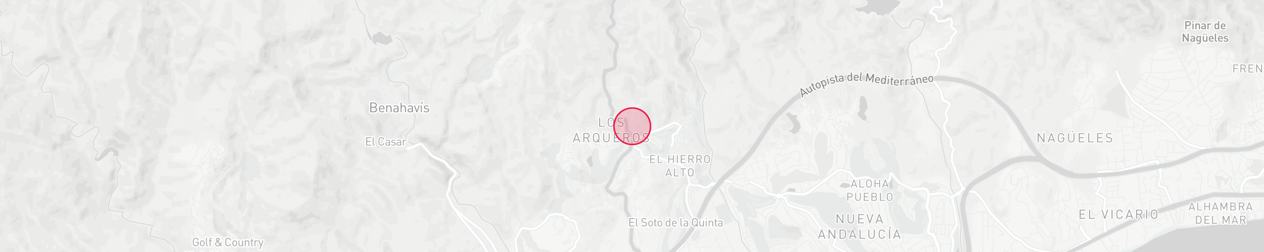 Property Location Map - Las Colinas de Marbella