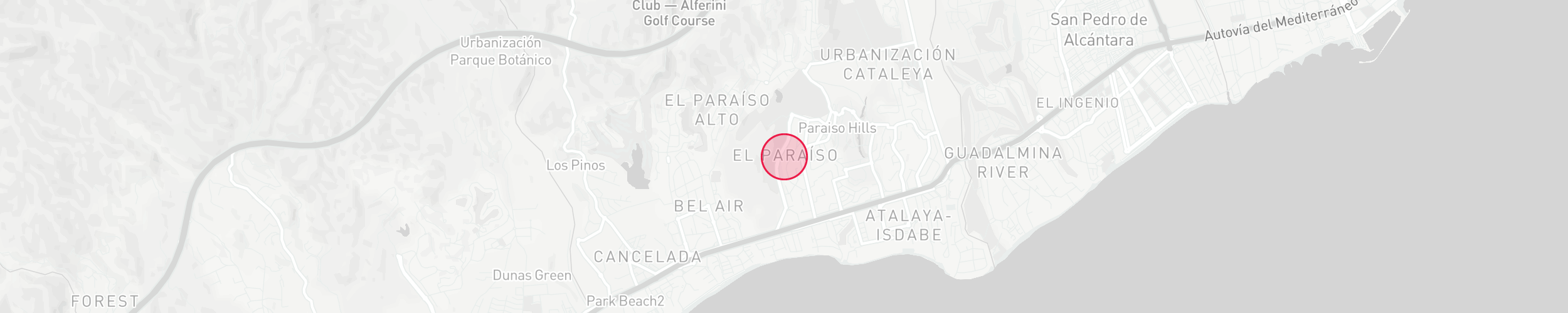 Standortkarte der Immobilie - El Paraiso