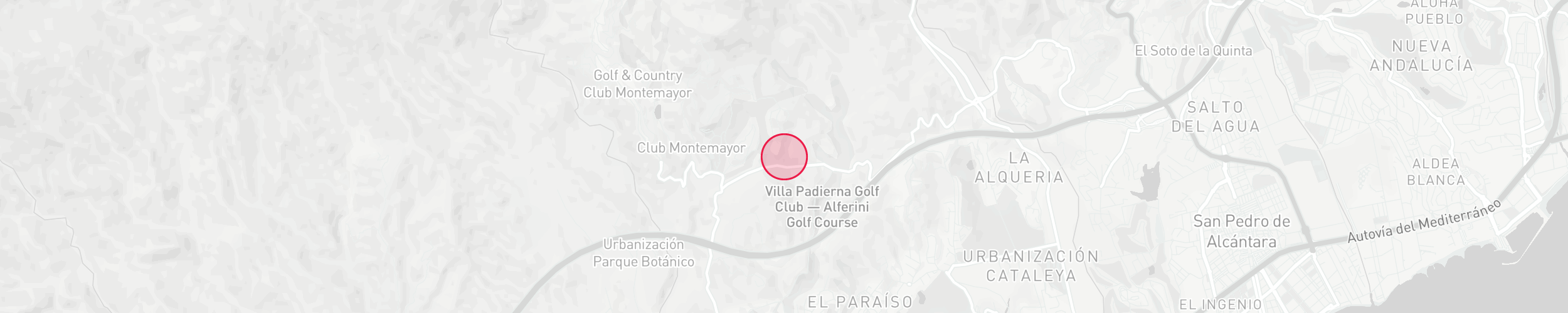 Plan de localisation de propriétés - Marbella Club Golf Resort