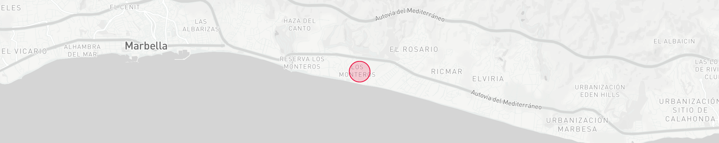 Plan de localisation de propriétés - Los Monteros