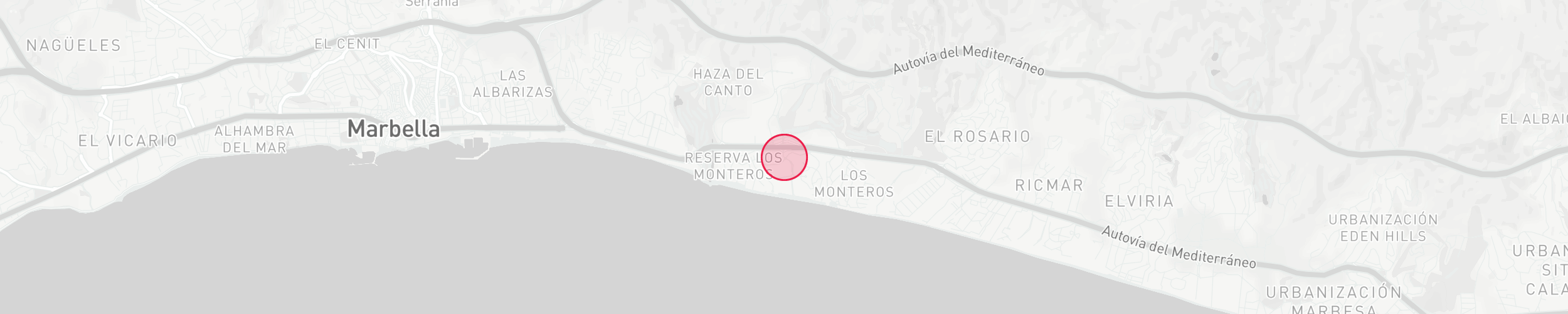 Mapa de localización de la propiedad - Bahia de Marbella
