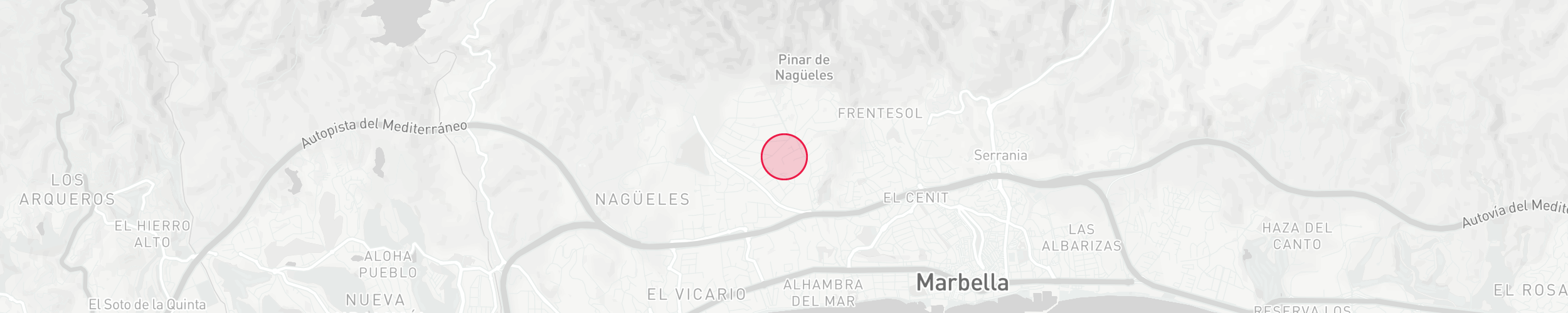 Plan de localisation de propriétés - La Quinta de Sierra Blanca