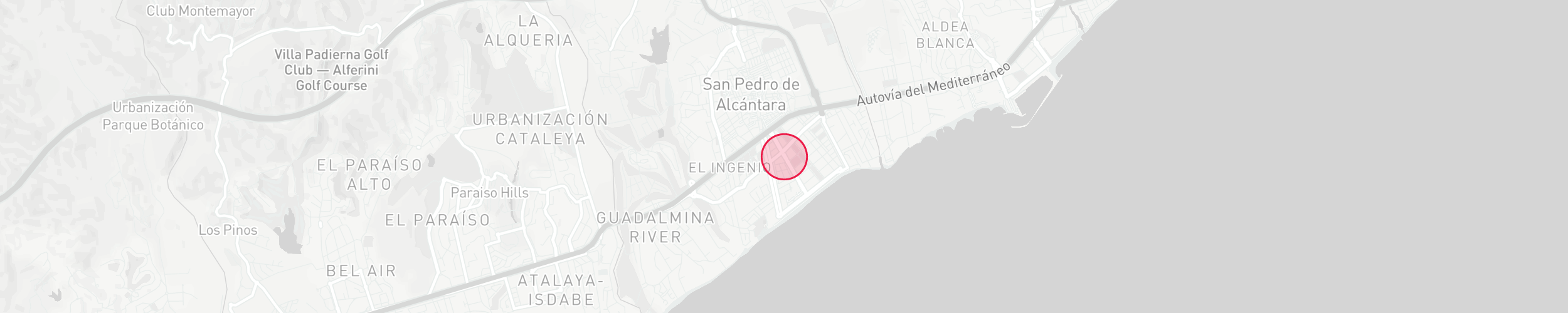 Карта расположения объекта - Nueva Alcantara