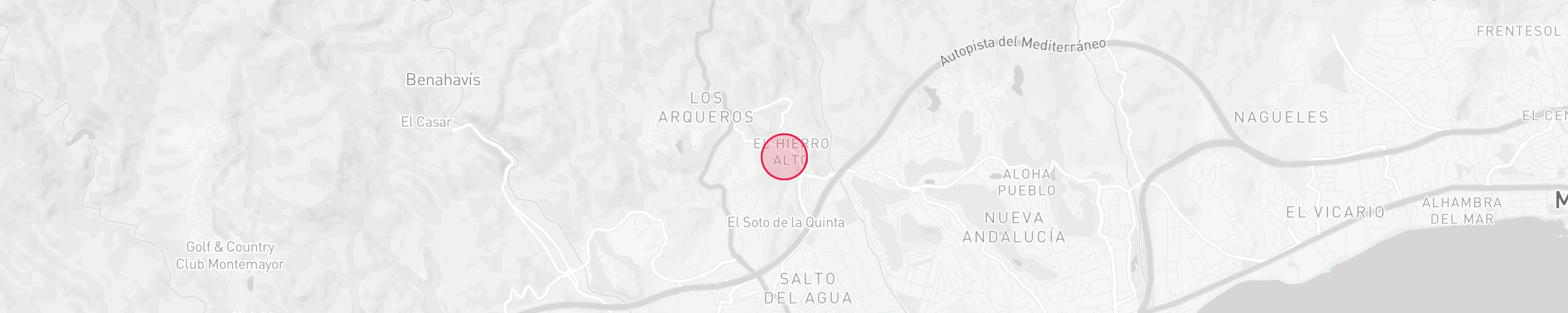 Plan de localisation de propriétés - El Herrojo