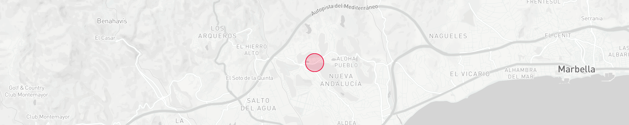 Карта расположения объекта - Las Alamandas