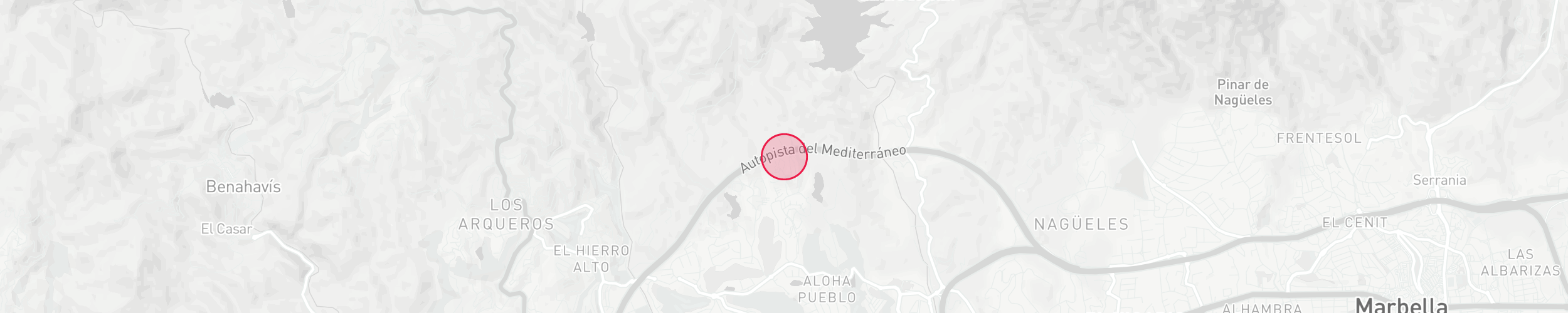 Mapa de localización de la propiedad - La Morelia de Marbella