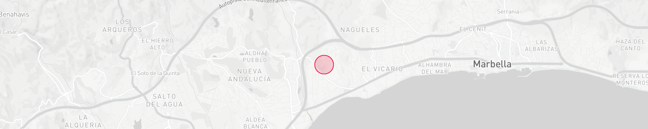 Plan de localisation de propriétés - Terrazas de Las Lomas