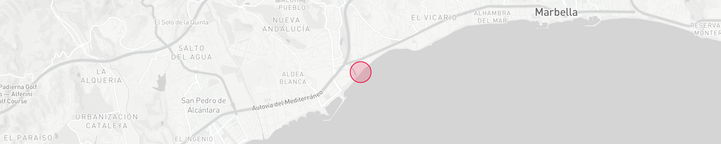 Карта расположения объекта - Rio Verde Playa