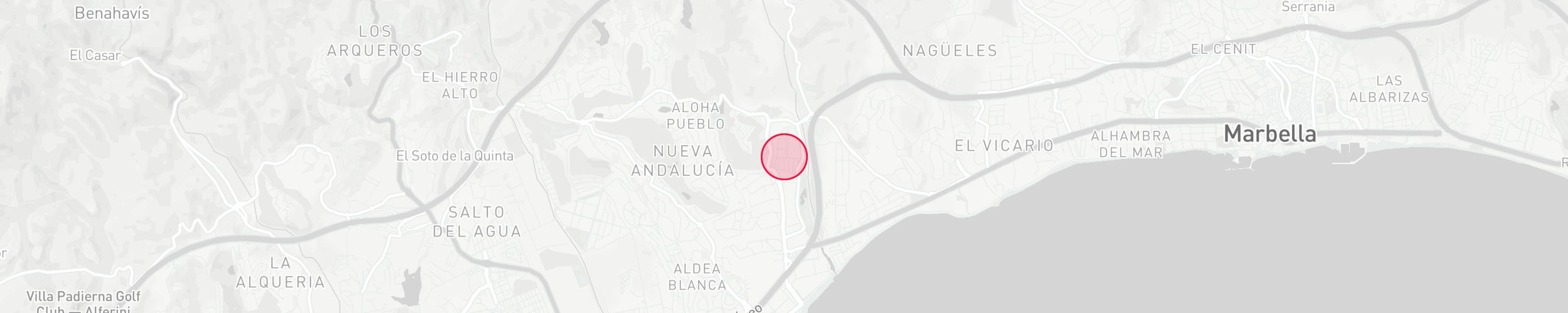Mapa de localización de la propiedad - Los Naranjos de Marbella