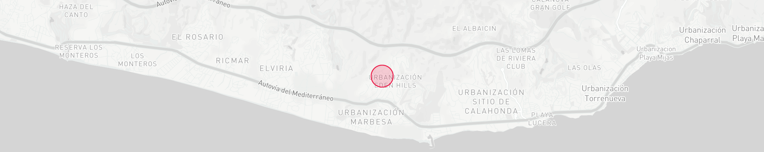 Карта расположения объекта - Hacienda las Chapas