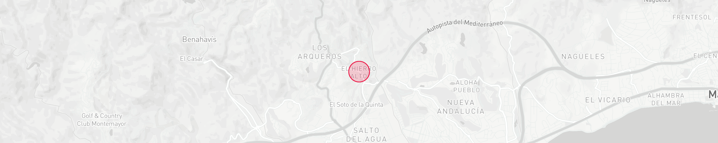 Mapa de localización de la propiedad - La Reserva de la Quinta