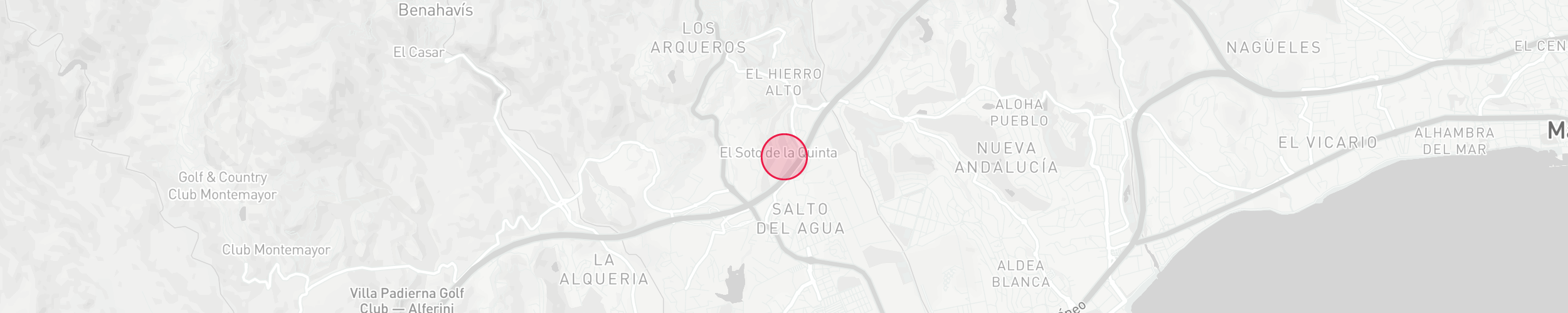 Mapa de localización de la propiedad - Real de La Quinta