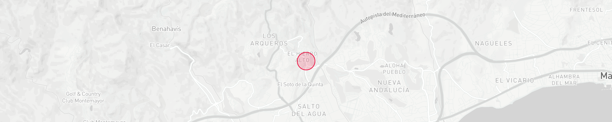 Mapa de localización de la propiedad - La Quinta Golf