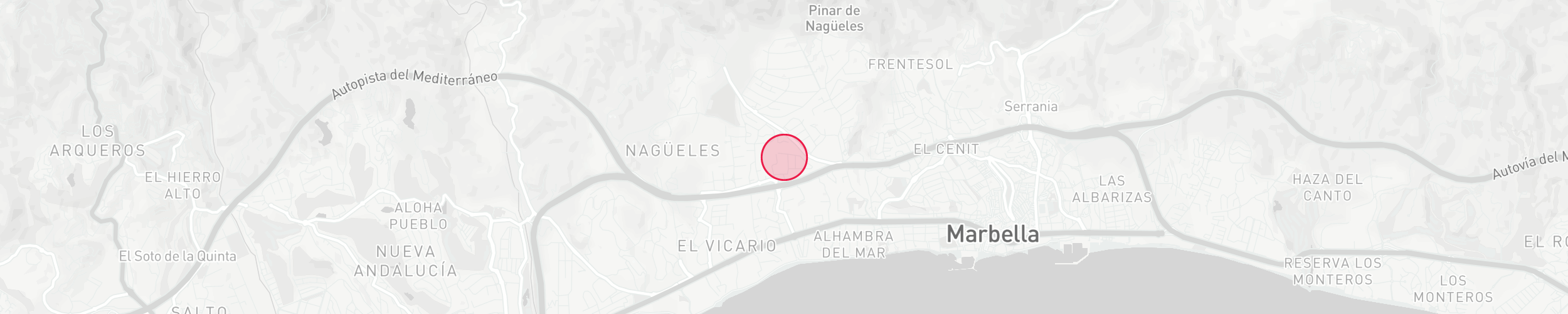 Plan de localisation de propriétés - Rocio de Nagüeles