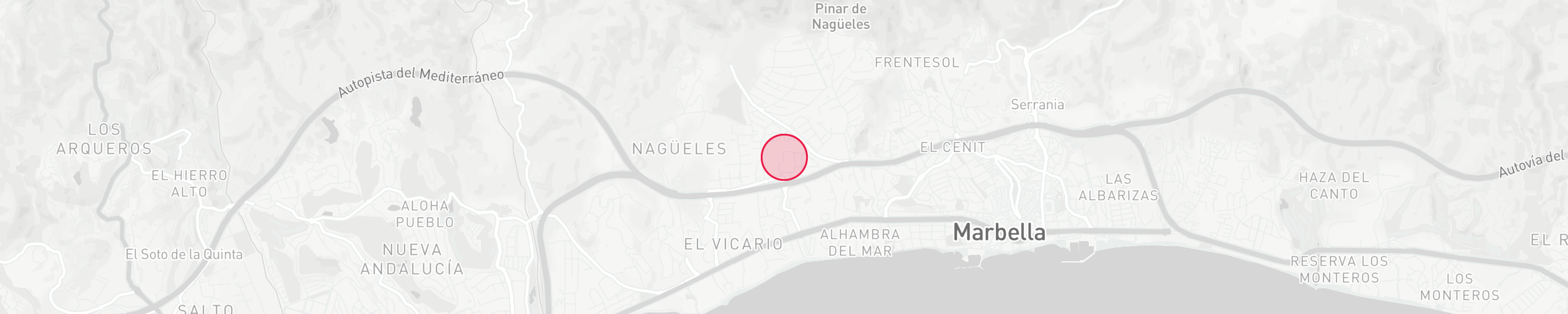 Plan de localisation de propriétés - Cortijo Nagüeles